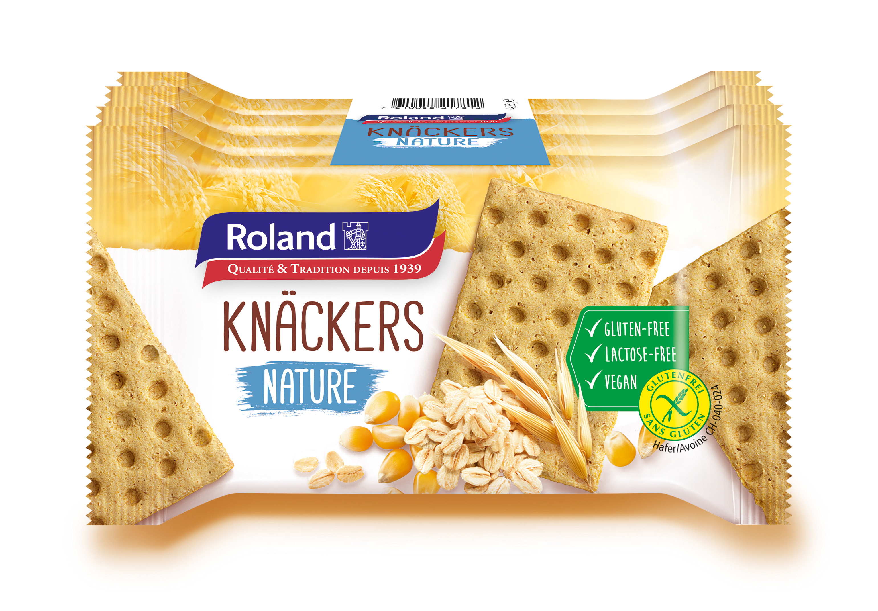 Roland Knäckers Nature 4x35g Roland - Qualité & Tradition depuis 1939