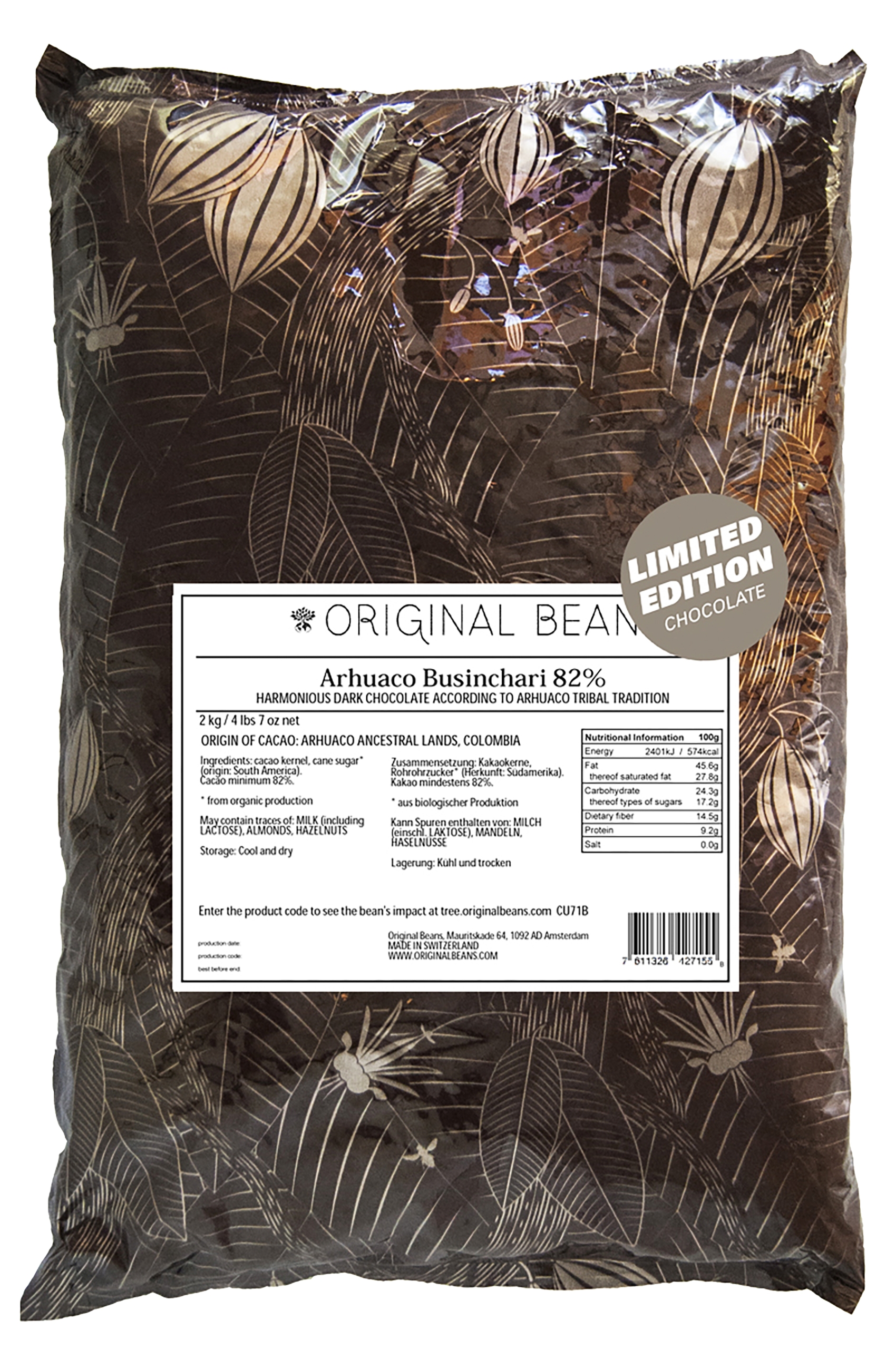 Arhuaco Businchari 82% 2kg null