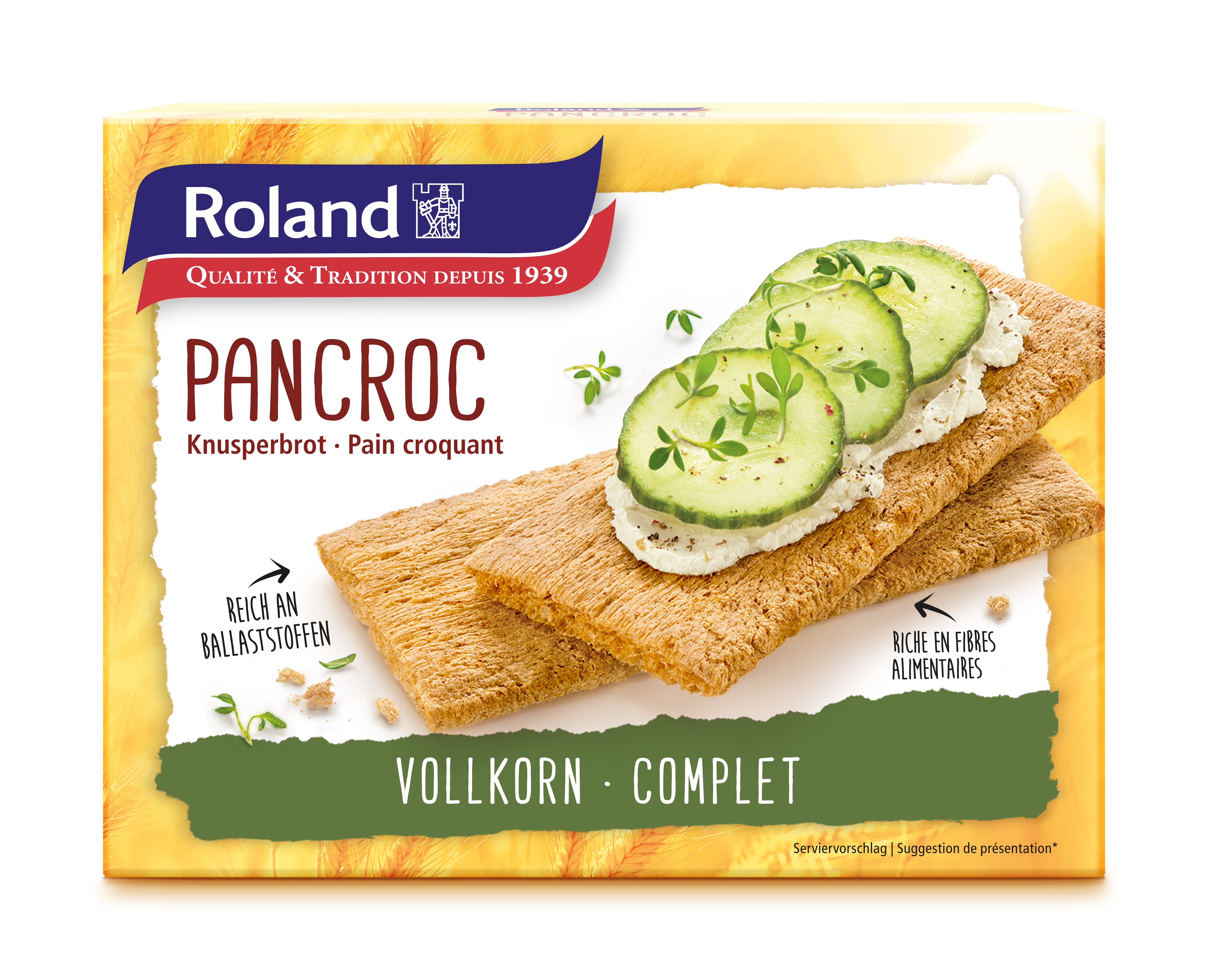 Roland Pancroc Vollkorn 125g Roland - Qualité & Tradition depuis 1939