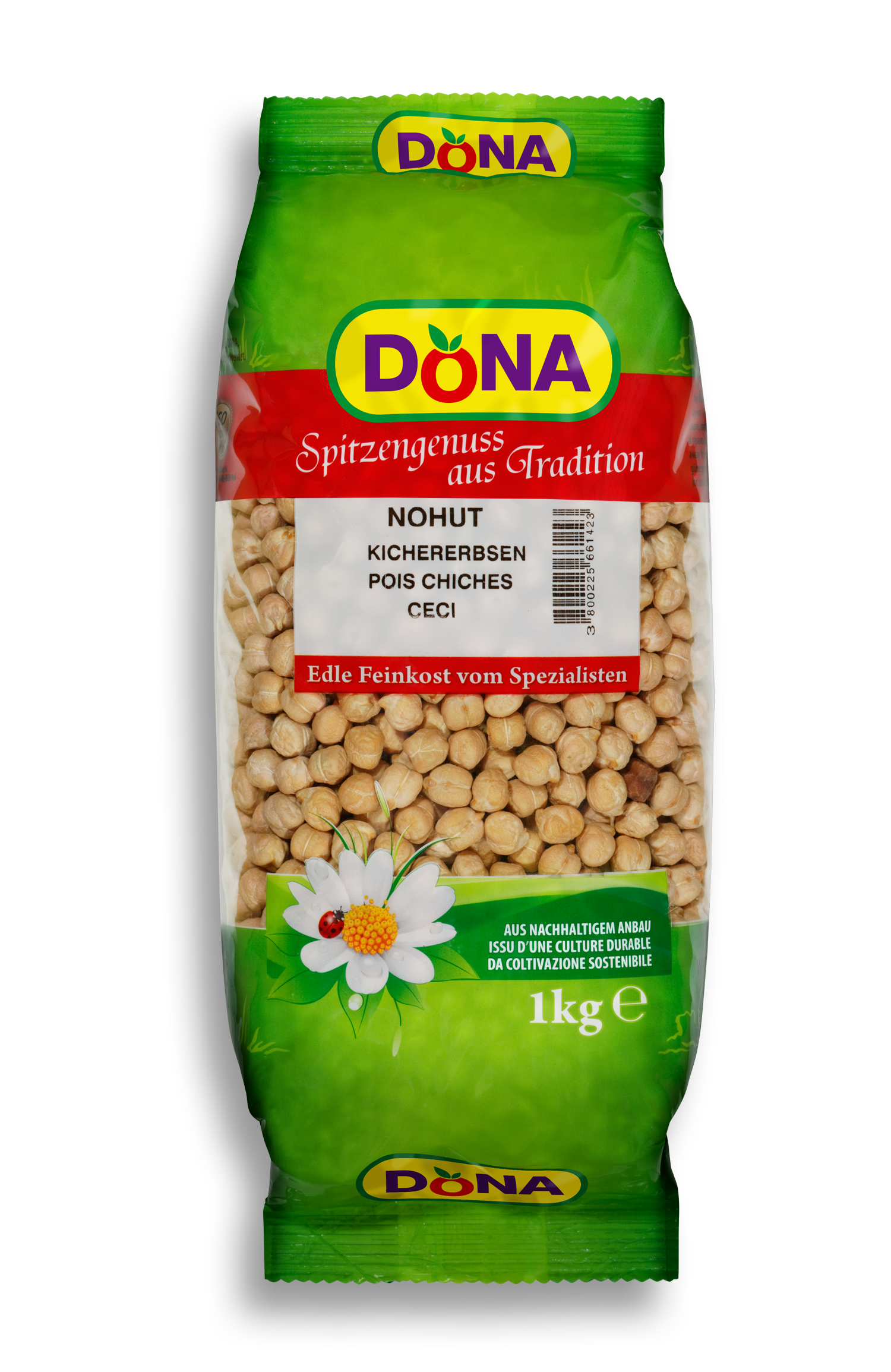 Dona Kichererbsen 1kg Kichererbsen vom Typ Kabuli, Anbau und Verarbeitung ausschließlich in Bulgarien