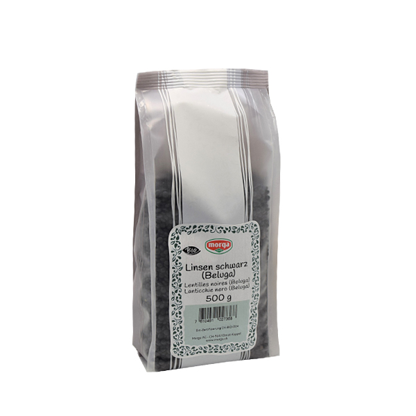 Black lentils (Beluga) bio 500g null