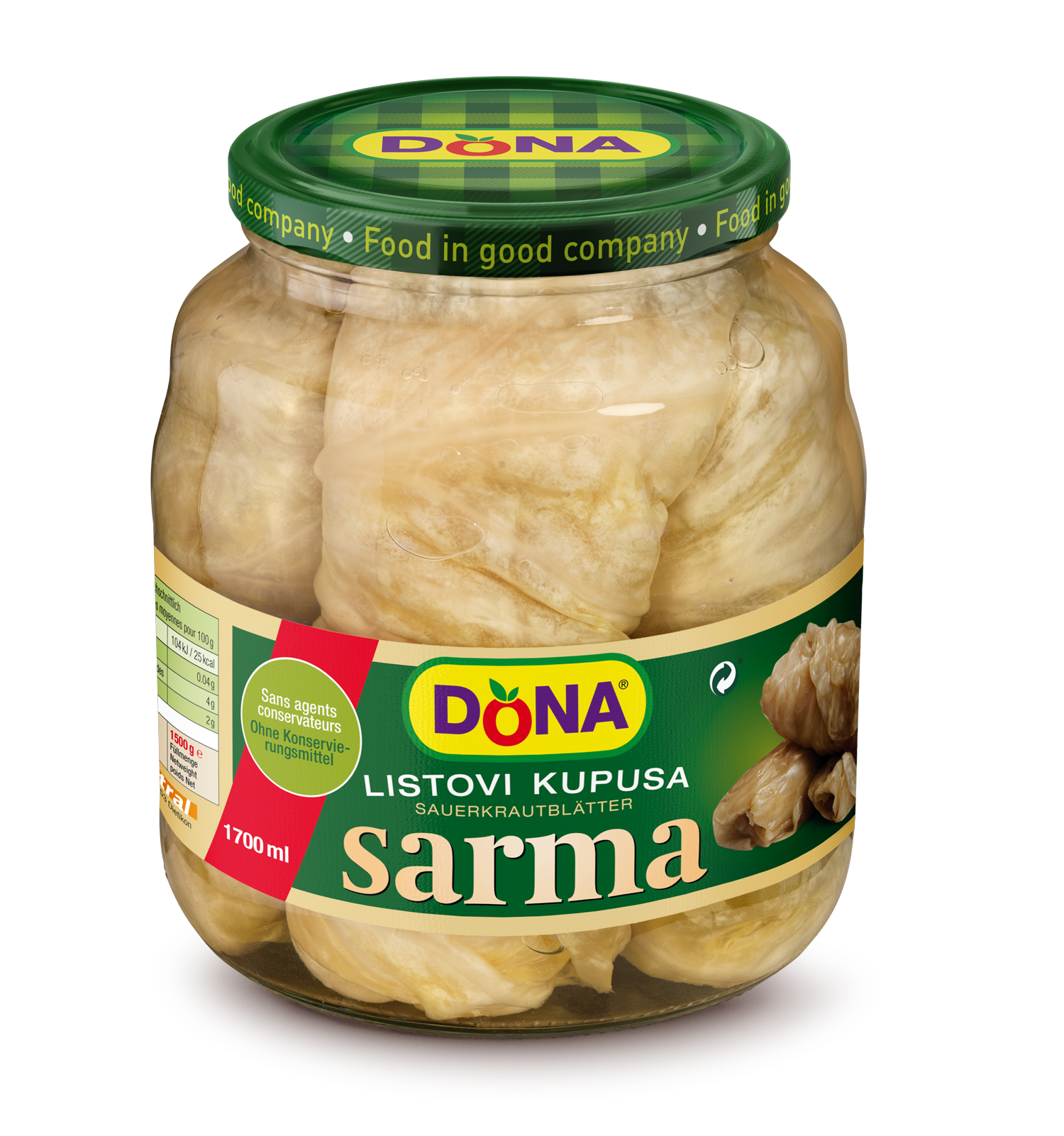 Sarmablätter 1700ml