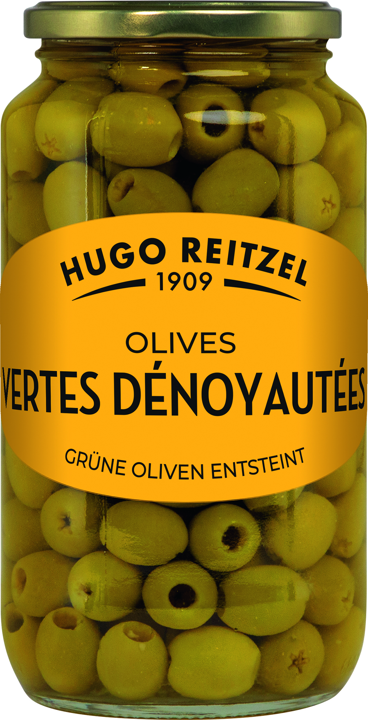 Grüne Oliven Entsteint 454G null
