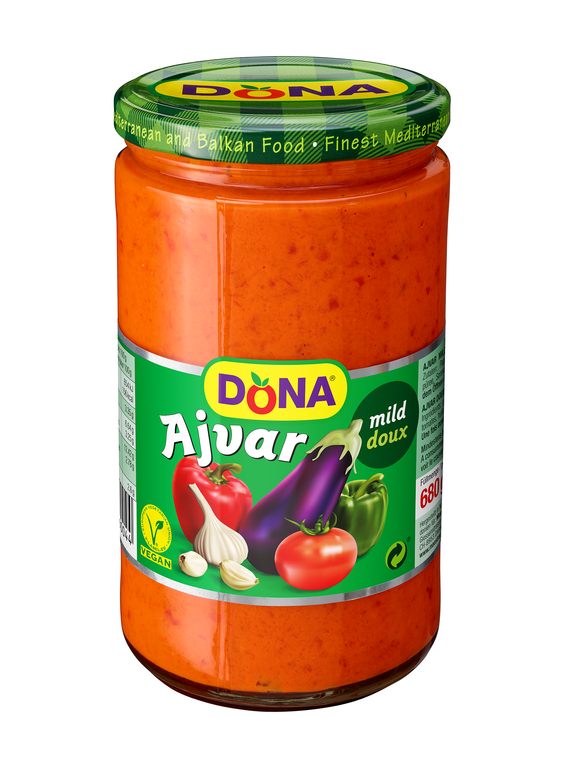 Dona Ajvar mild 680g null
