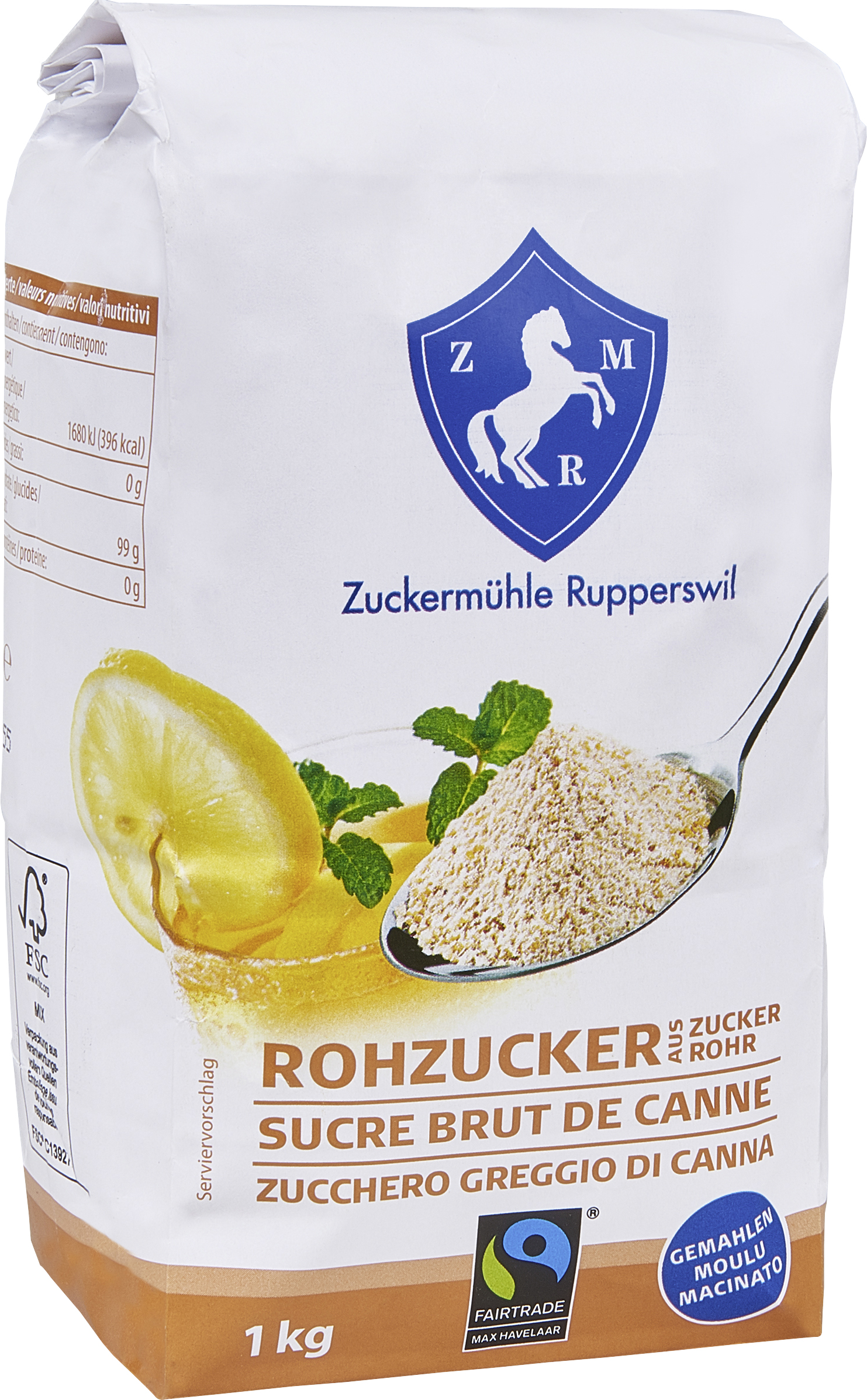 Raw cane sugar ground FLO 1 kg