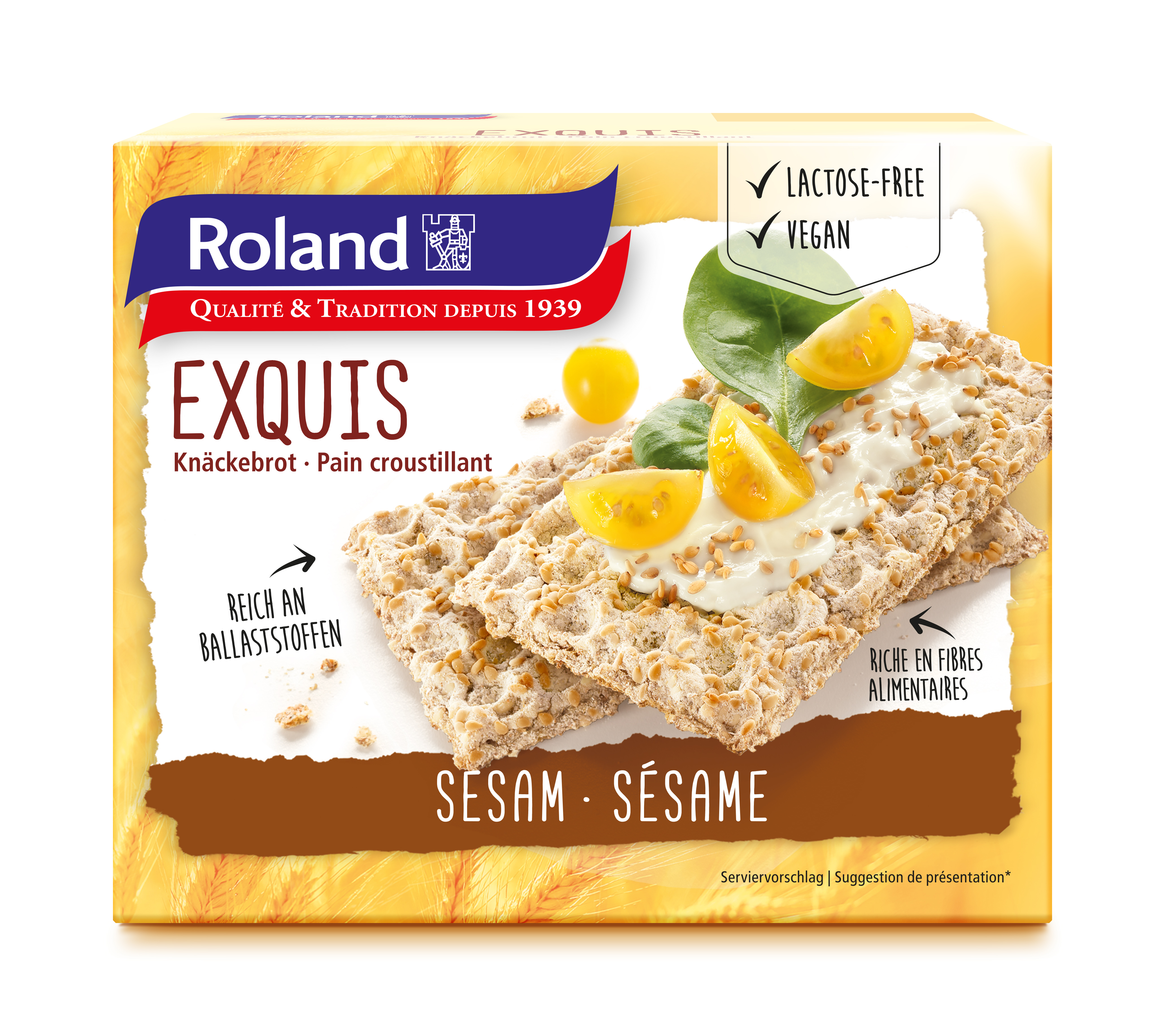Roland Knäckebrot Exquis 200g Roland - Qualité & Tradition depuis 1939