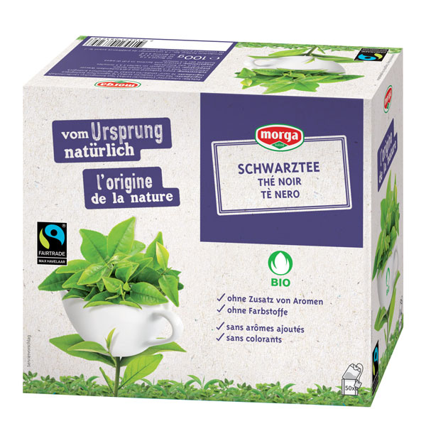 Black tea organic Fairtrade 50 bags null
