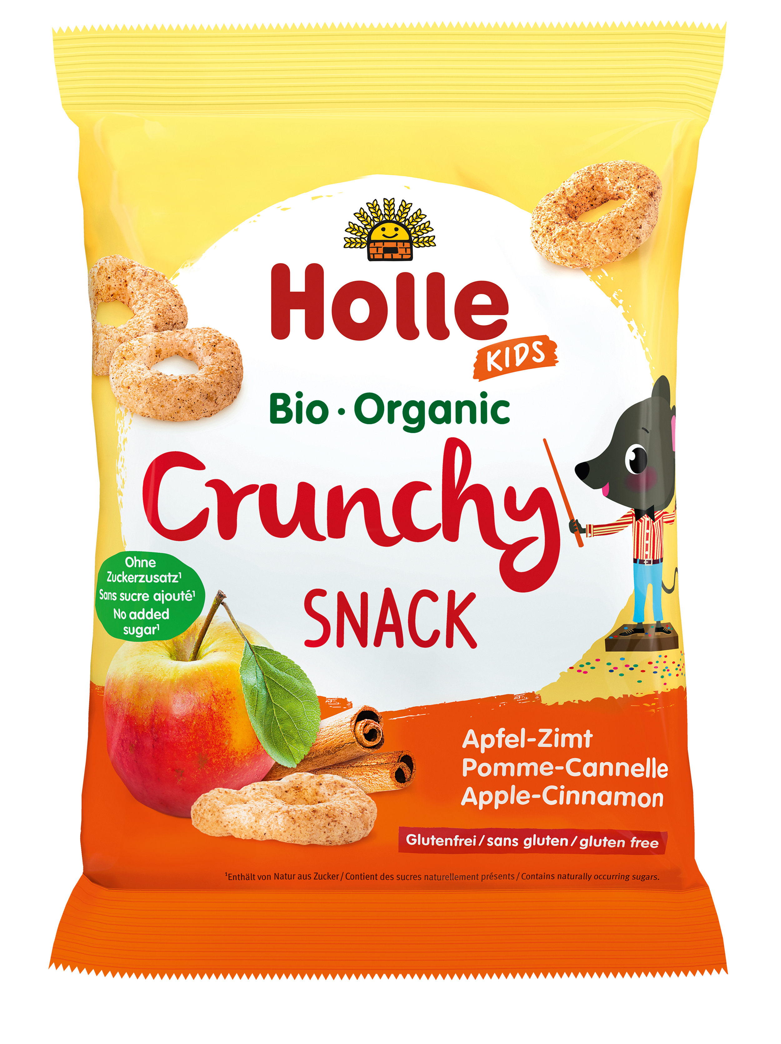 Holle Organic-Crunchy Snack Apple-C Child-friendly snacks in the familiar
Holle quality - Discover our savoury and fruity treats designed to meet the dietary requirements of children from 3 years old.