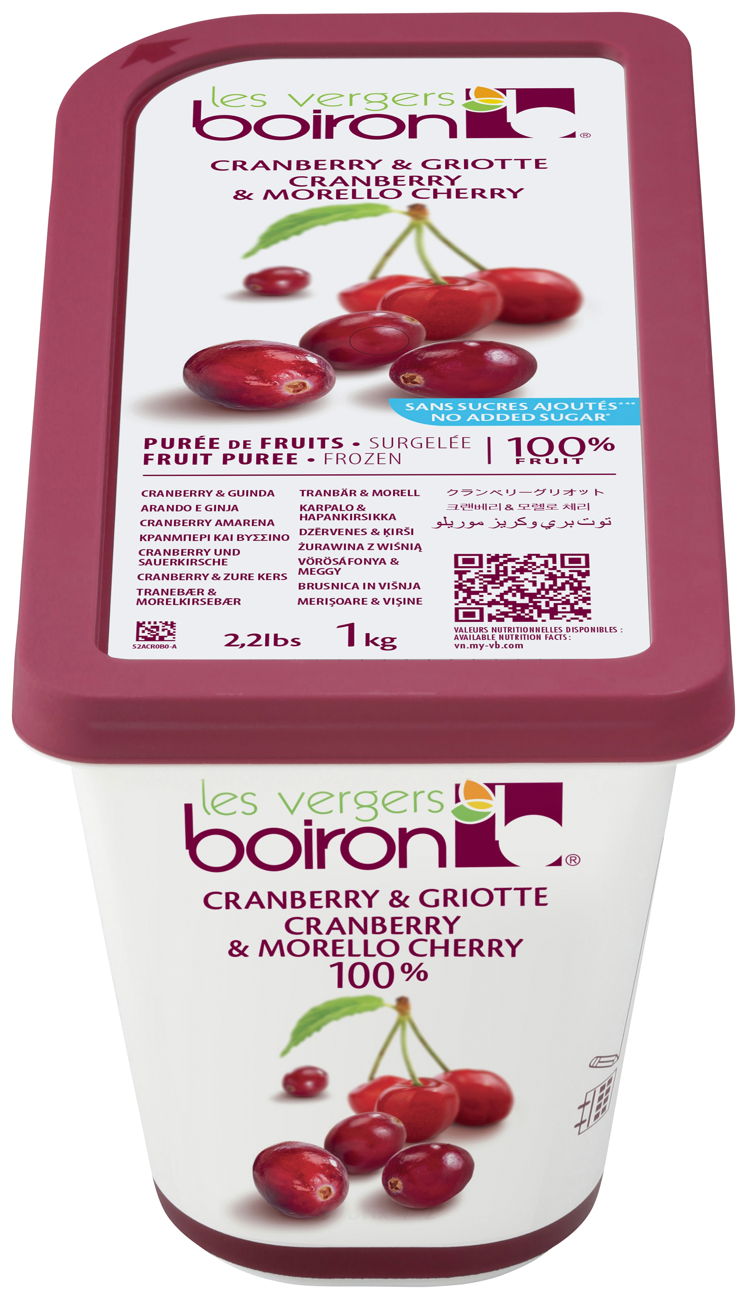 Cranberry-Sauerkirsch-Mark 100% 1kg
