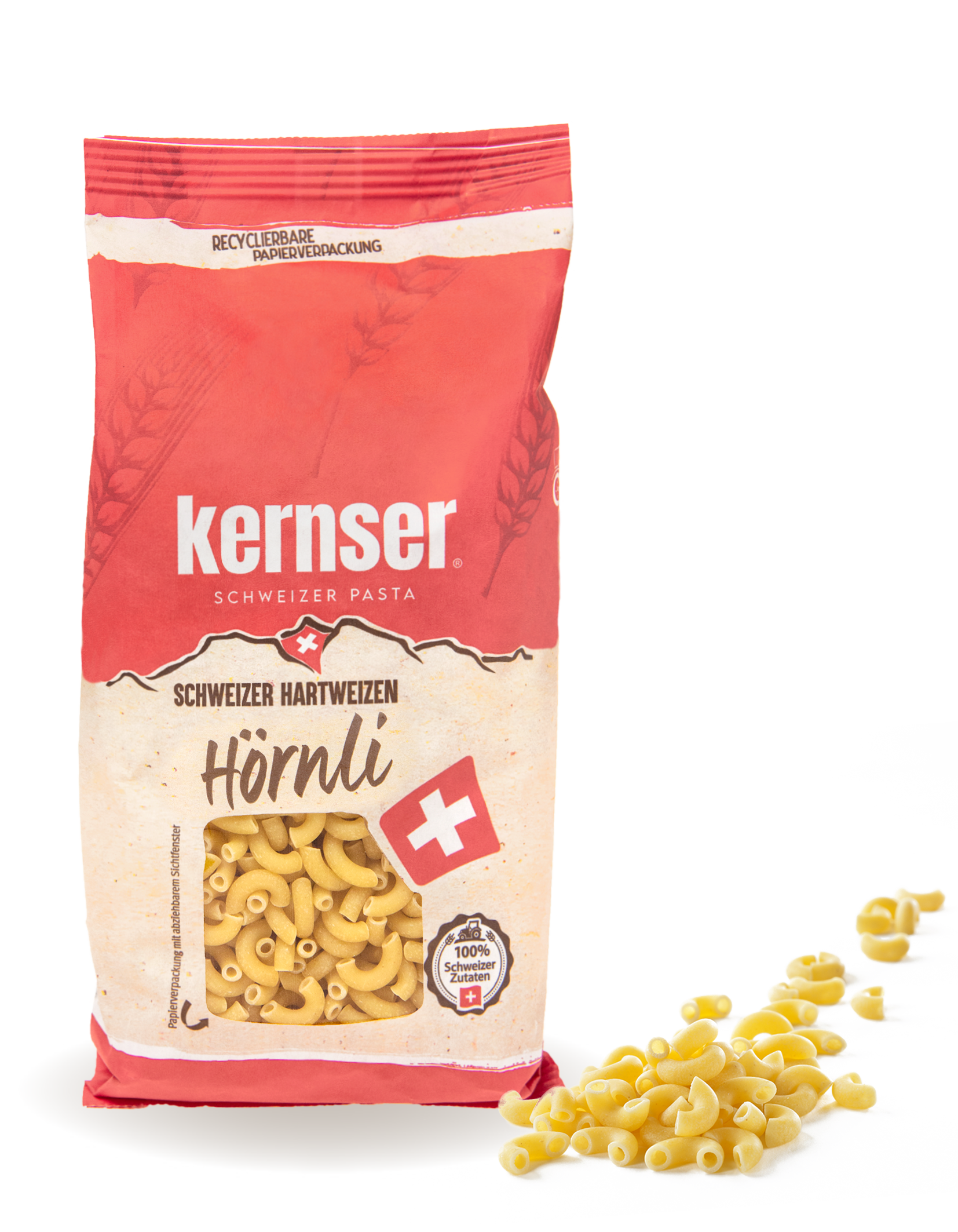 Kernser Hörnli vegan CH Weizen Kernser Pasta