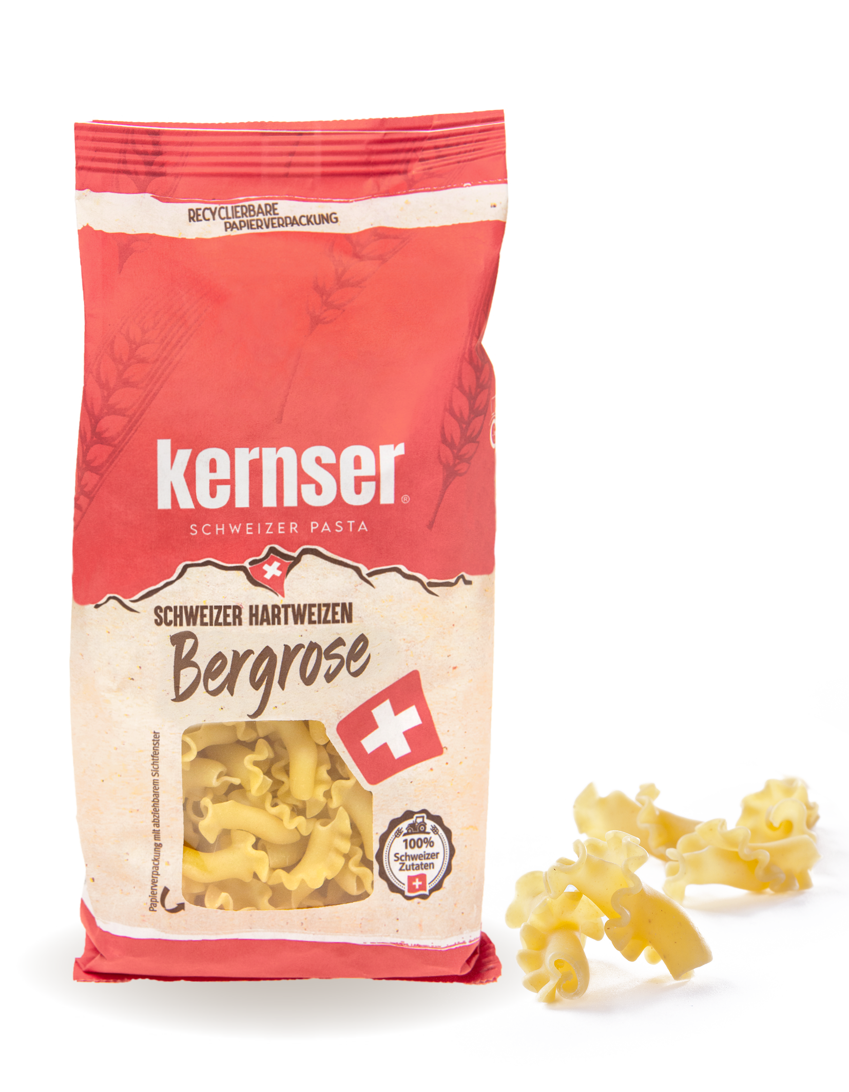 Kernser Bergrose vegan CH Weizen Kernser Pasta