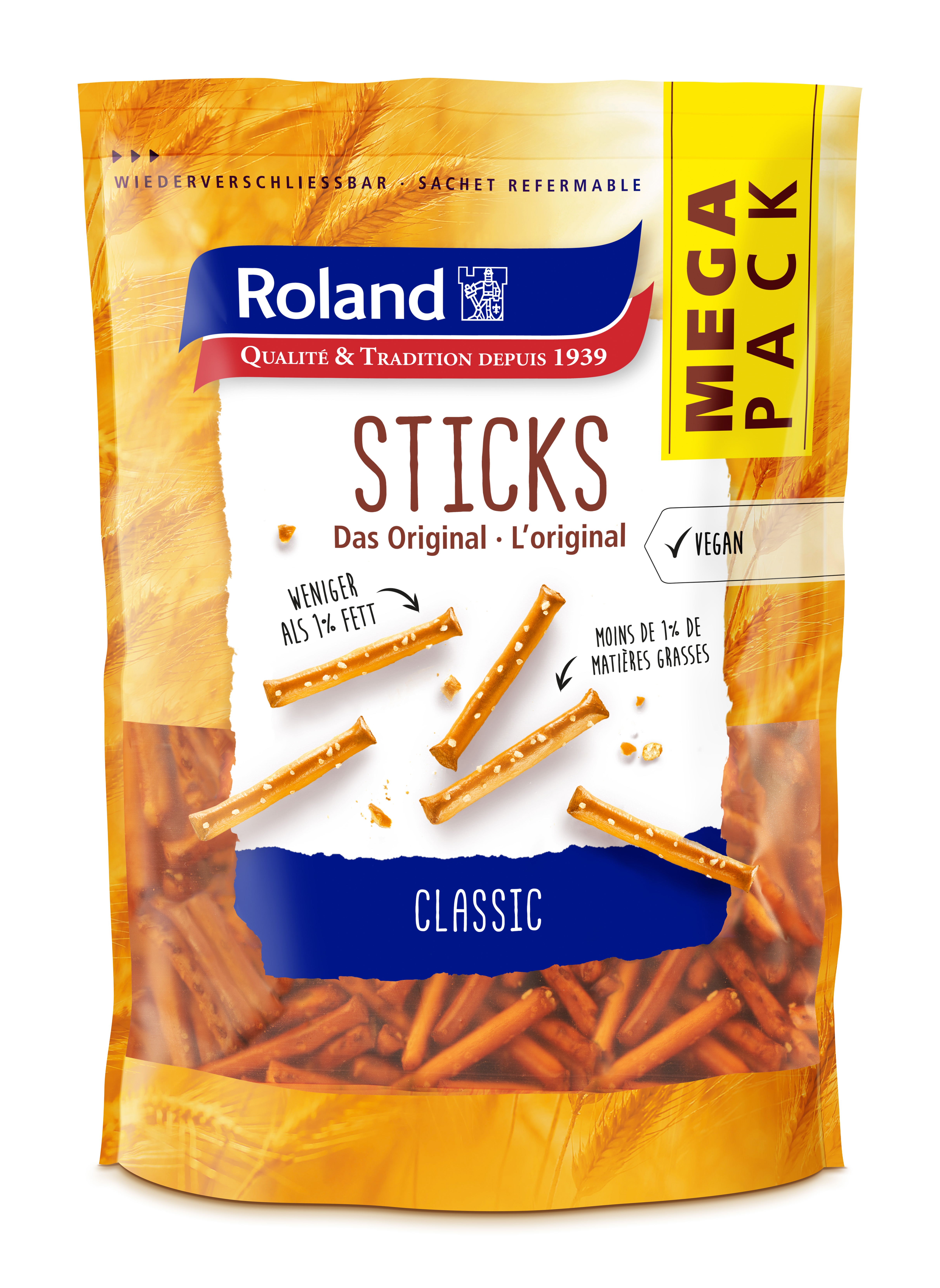 Roland Sticks Mega Pack 500g Roland - Qualité & Tradition depuis 1939