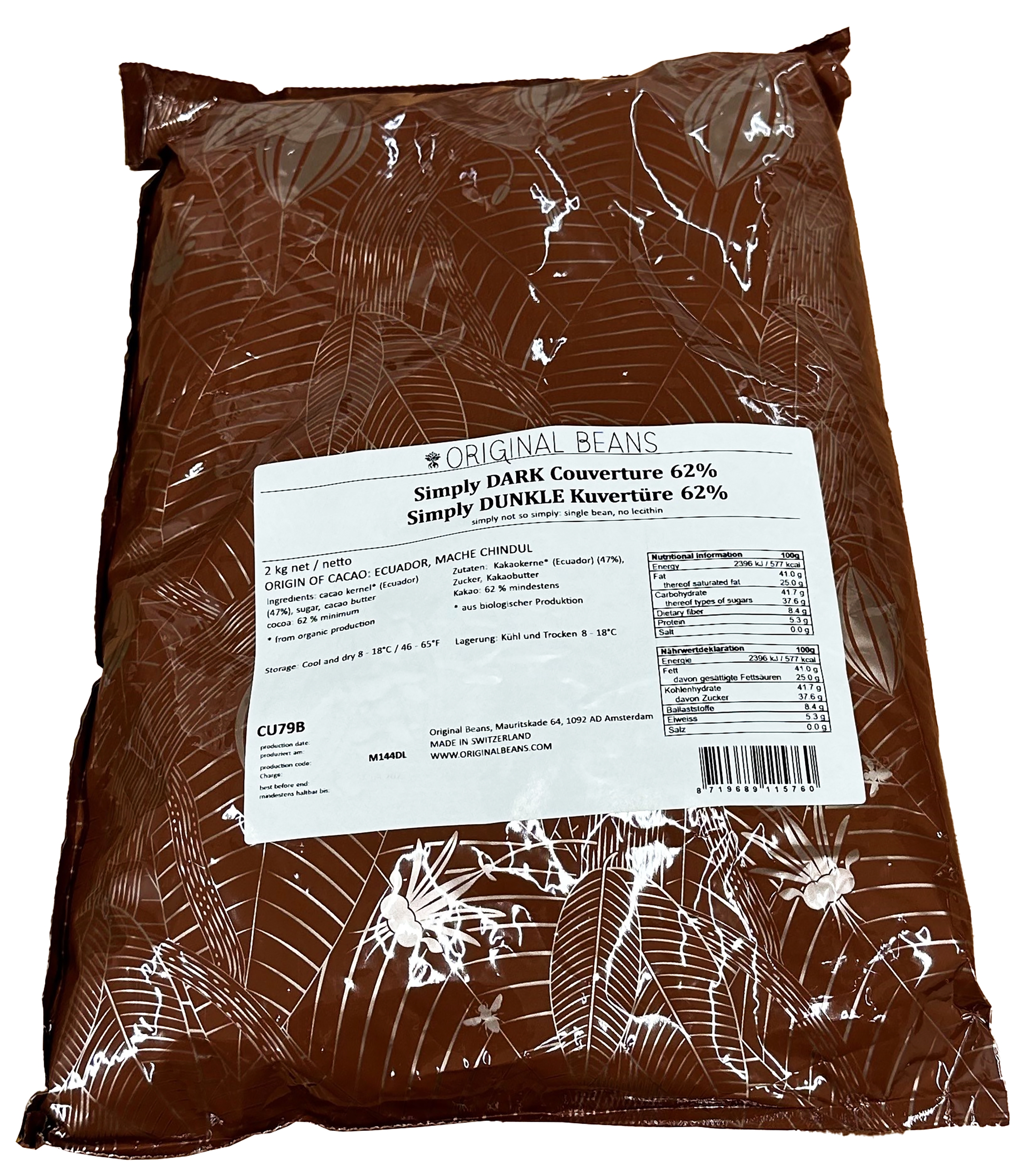 SIMPLY DARK 62% 2kg null